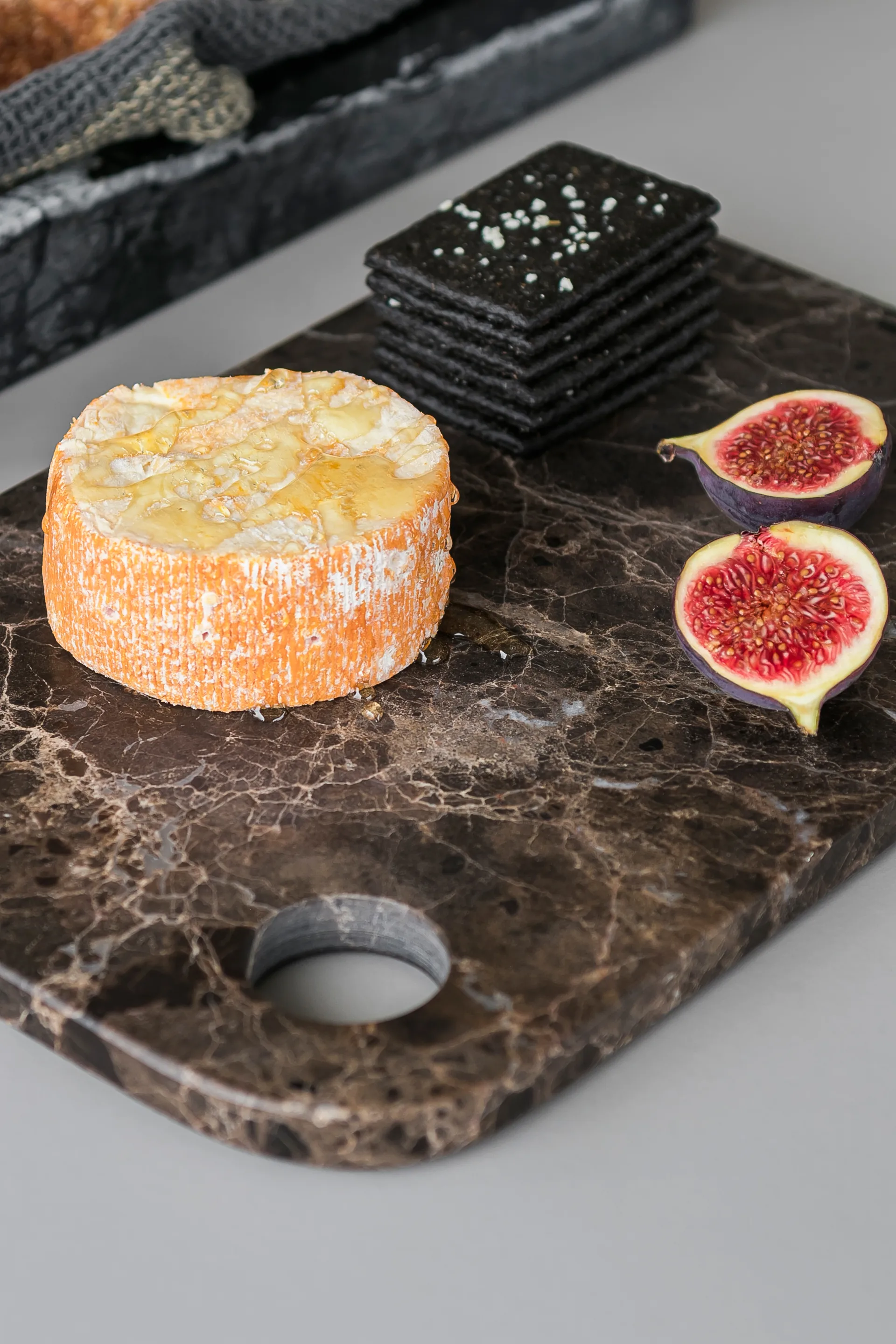 Bandeja de servir Marble média 20x30 cm, Brown Mette Ditmer