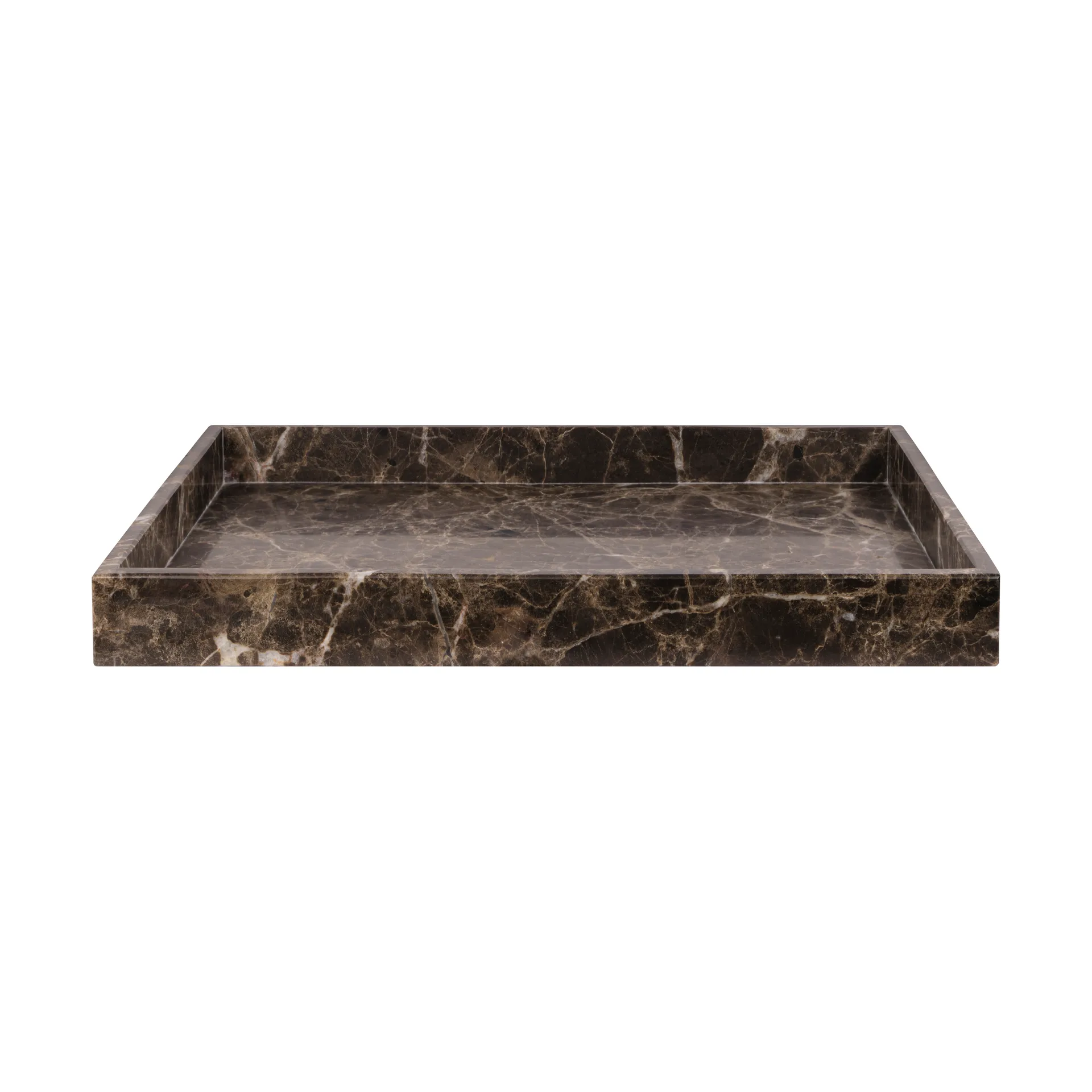 Bandeja decorativa Marble large 30x40 cm, Brown Mette Ditmer