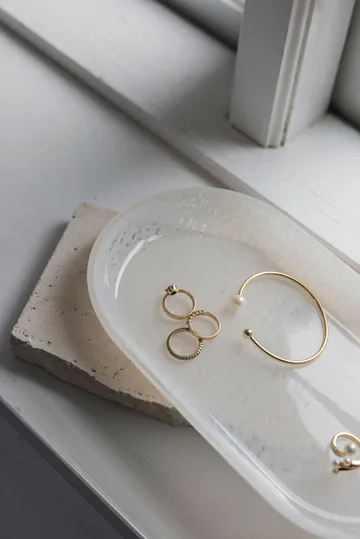 Bandeja Opal - Linho, 14x25,5 cm - Mette Ditmer