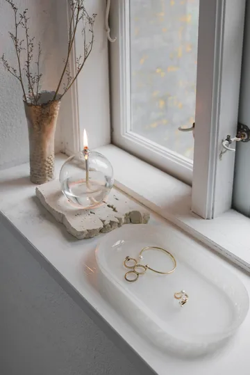 Bandeja Opal - Linho, 14x25,5 cm - Mette Ditmer