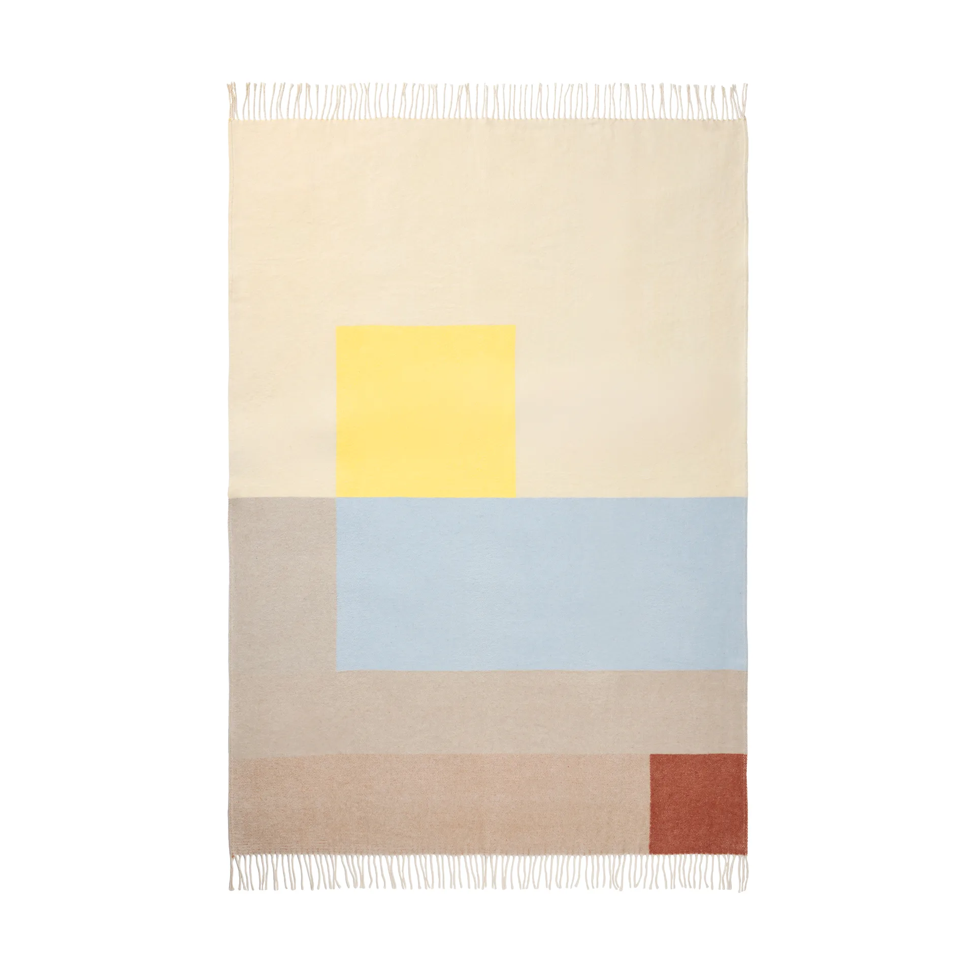 Brick manta 125x190 cm, Amarelo claro Mette Ditmer