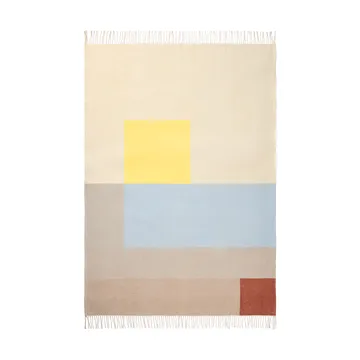 Brick manta 125x190 cm - Amarelo claro - Mette Ditmer