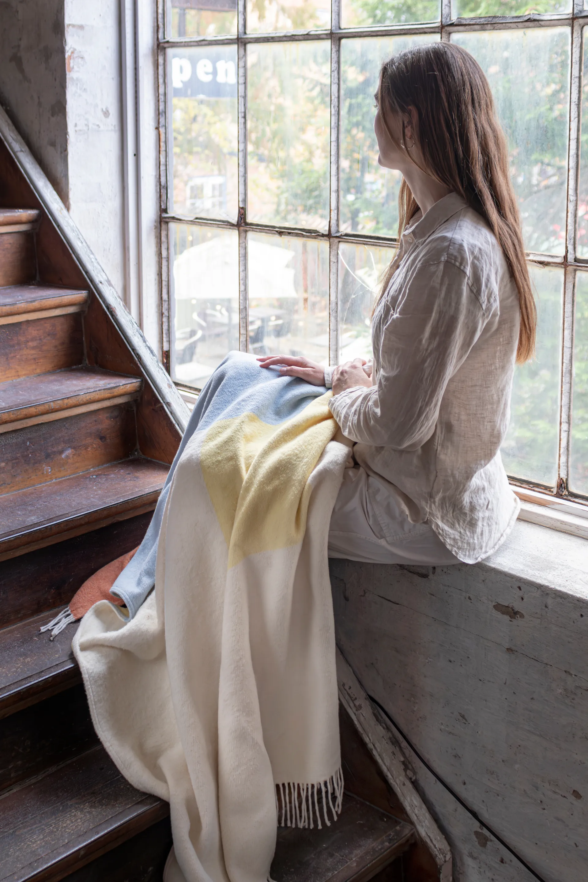 Brick manta 125x190 cm, Amarelo claro Mette Ditmer