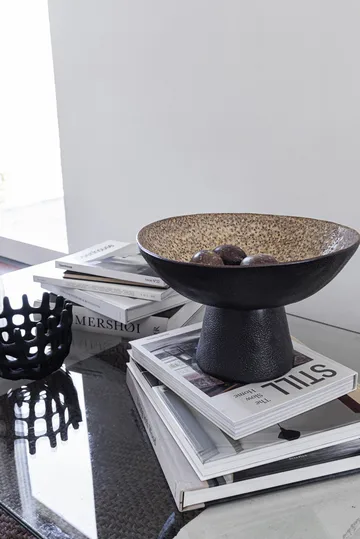 By Hand tigela com pé Ø31,5x20 cm - Areia - Mette Ditmer