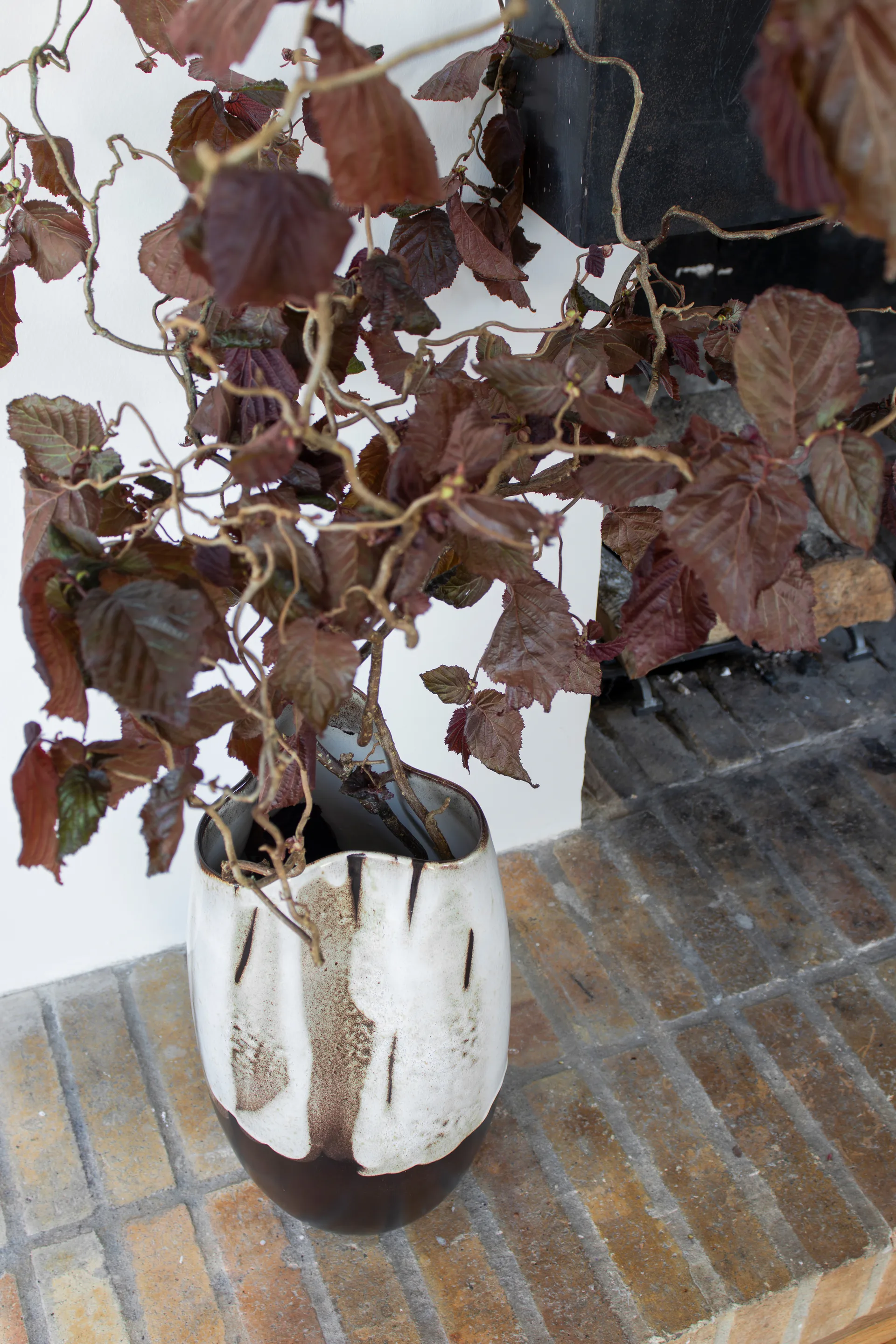 By Hand vaso grande 38,5 cm, Branco sujo Mette Ditmer