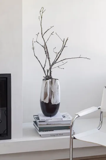 By Hand vaso grande 38,5 cm - Branco sujo - Mette Ditmer