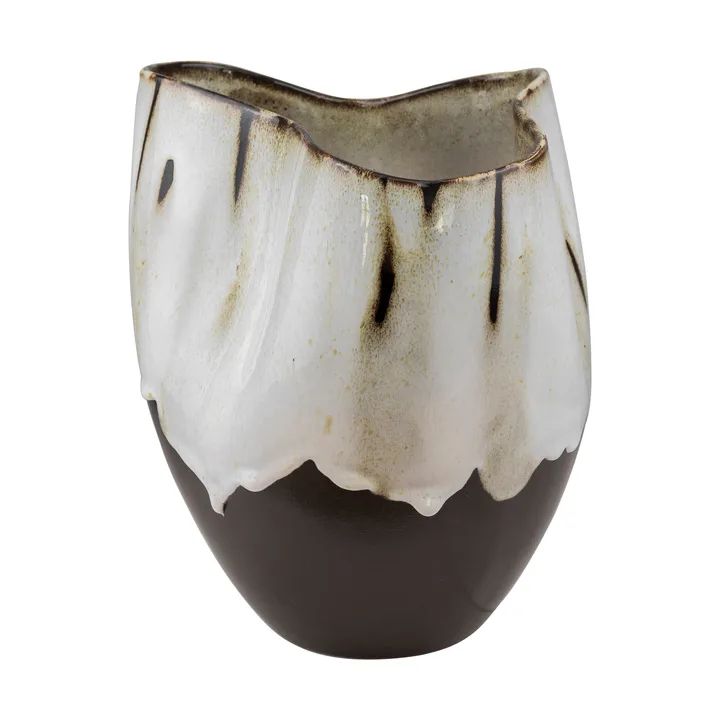 By Hand vaso pequeno 24,5 cm - Branco sujo - Mette Ditmer