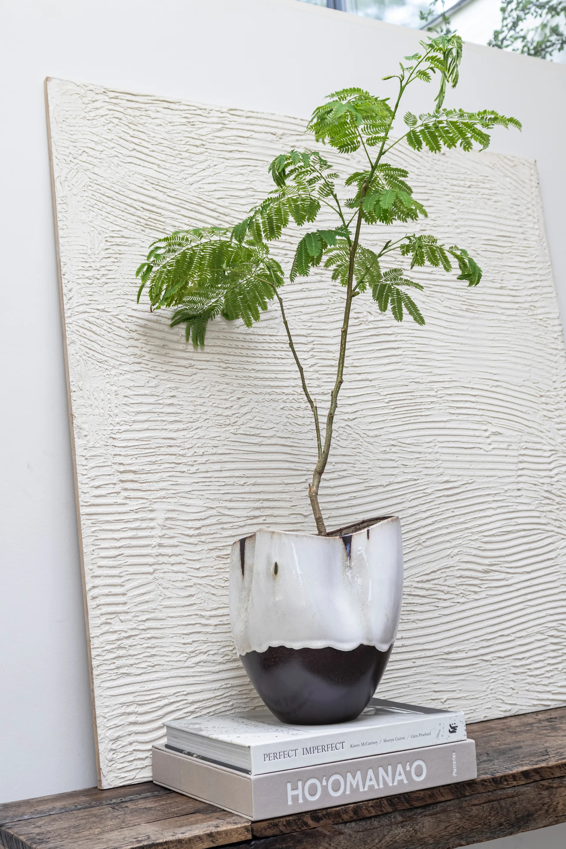 By Hand vaso pequeno 24,5 cm, Branco sujo Mette Ditmer