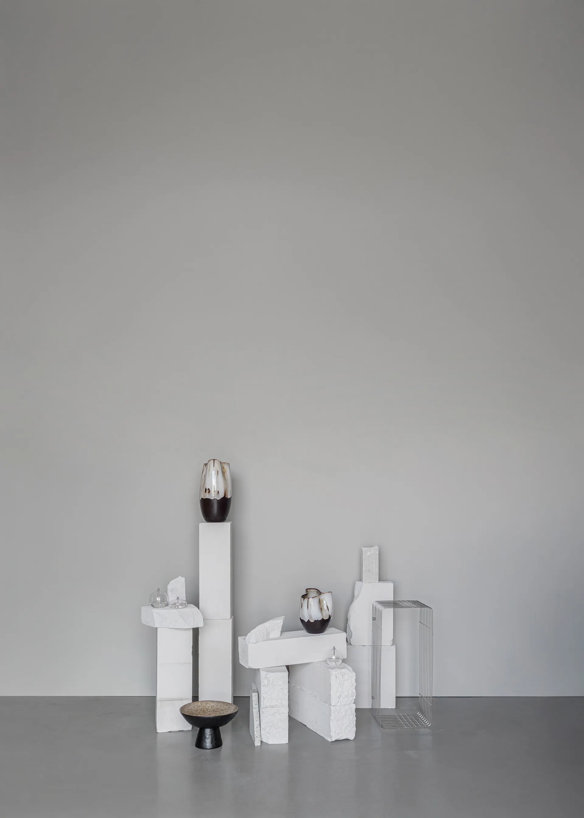 By Hand vaso pequeno 24,5 cm, Branco sujo Mette Ditmer