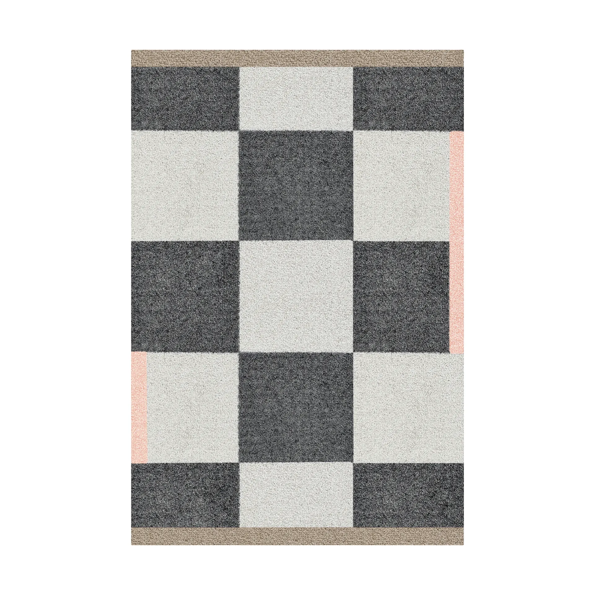 Capacho Square all-round, Dark grey, 55x80 cm Mette Ditmer