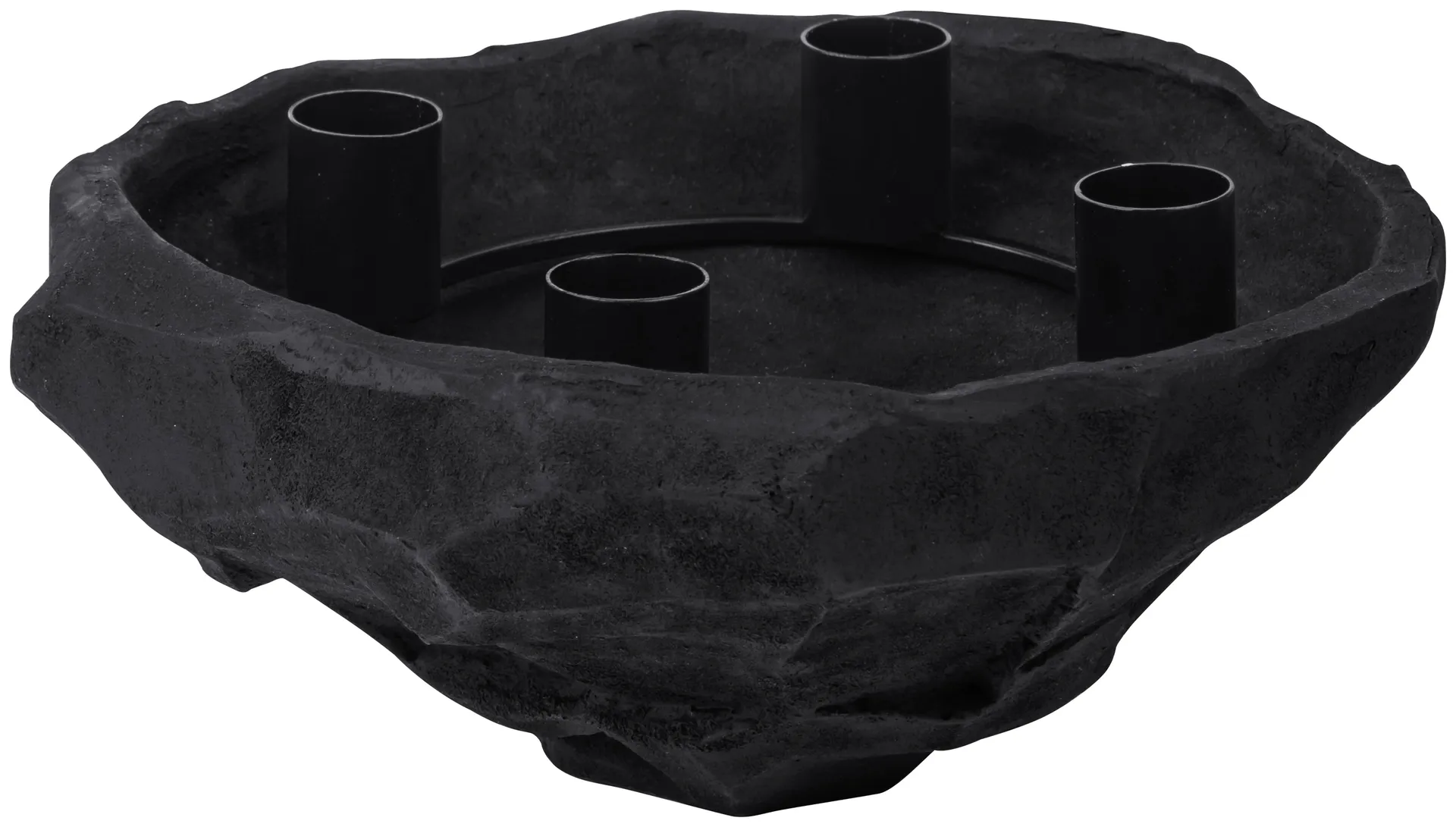 Castiçal Art Piece Ø23 cm , Preto Mette Ditmer