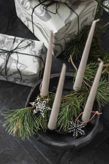 Castiçal Art Piece Ø23 cm  - Preto - Mette Ditmer