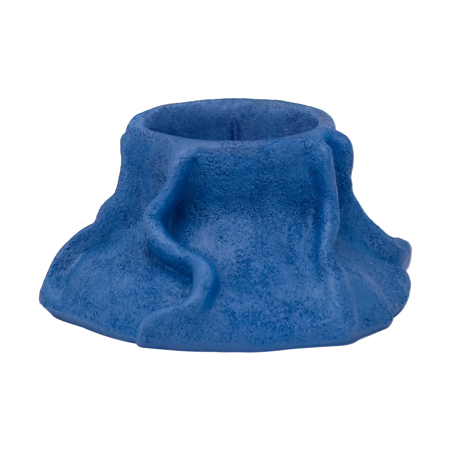 Castiçal Art Piece lava Ø12,5 cm, Cobalto Mette Ditmer