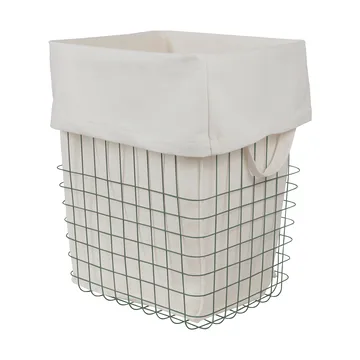 Cesto de arrumação Store-it com saco de algodão grande - Verde tomilho - Mette Ditmer