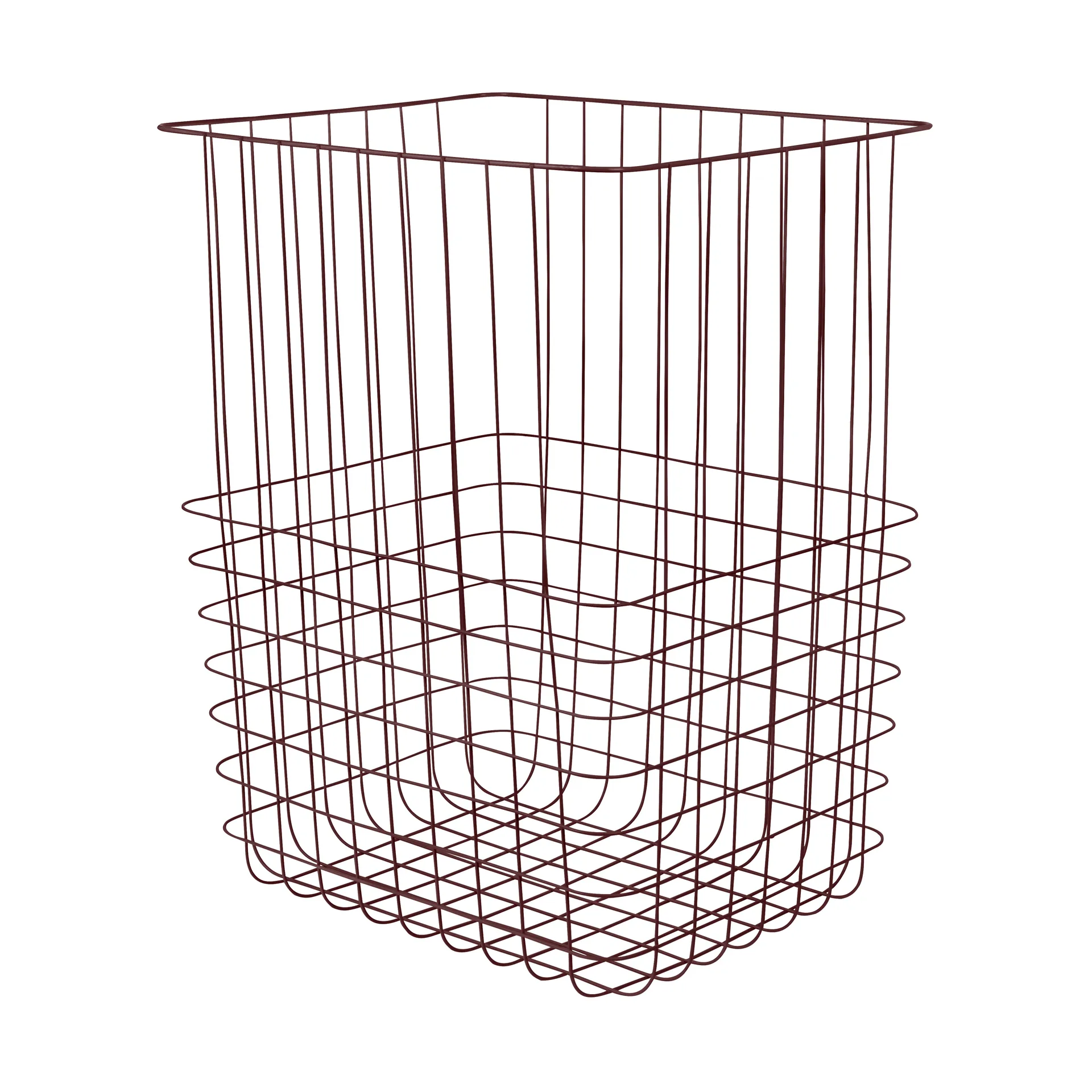 Cesto de arrumação Store-it com saco de algodão grande, Vinho Mette Ditmer