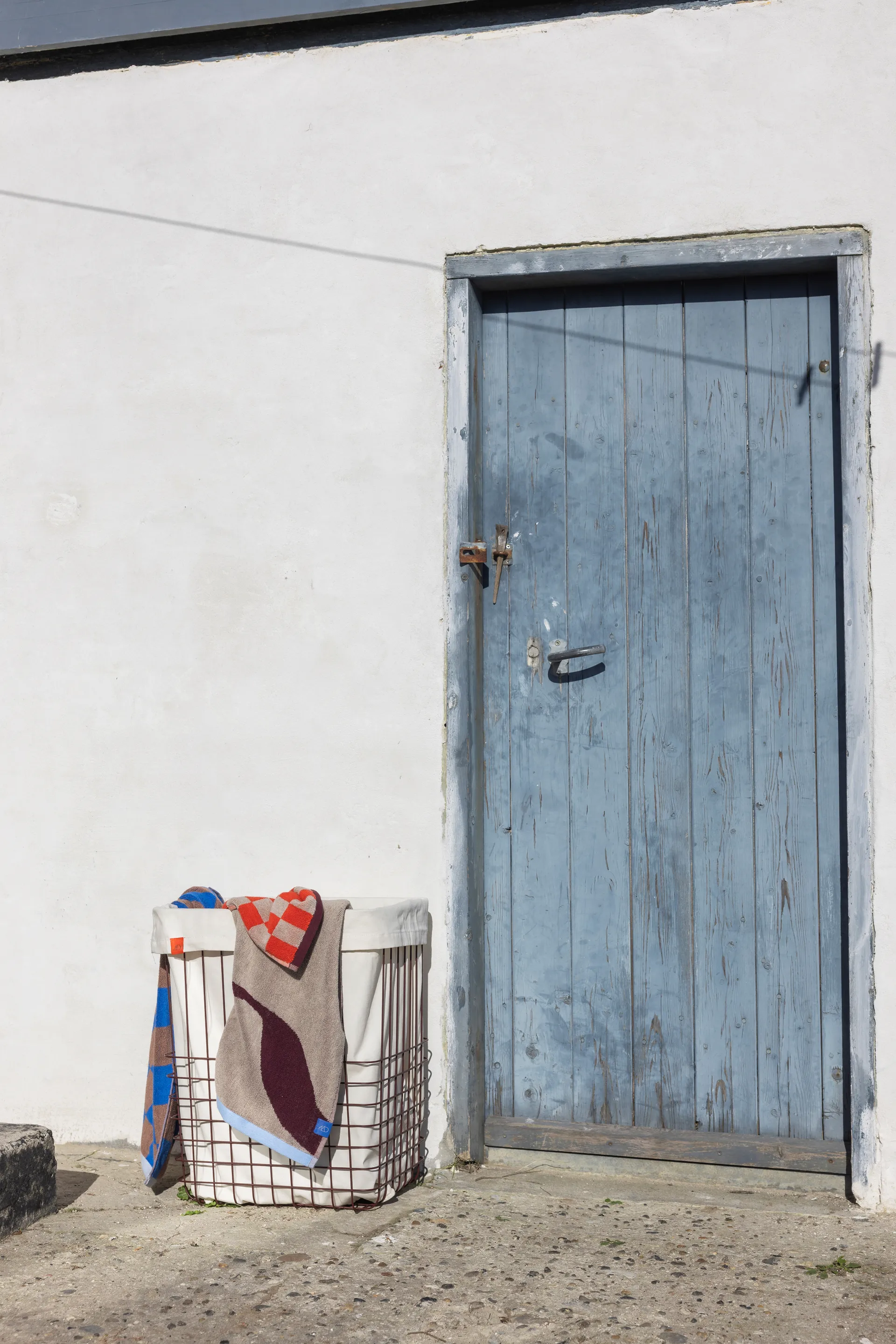 Cesto de arrumação Store-it com saco de algodão grande, Vinho Mette Ditmer