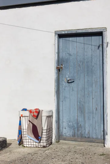 Cesto de arrumação Store-it com saco de algodão grande - Vinho - Mette Ditmer