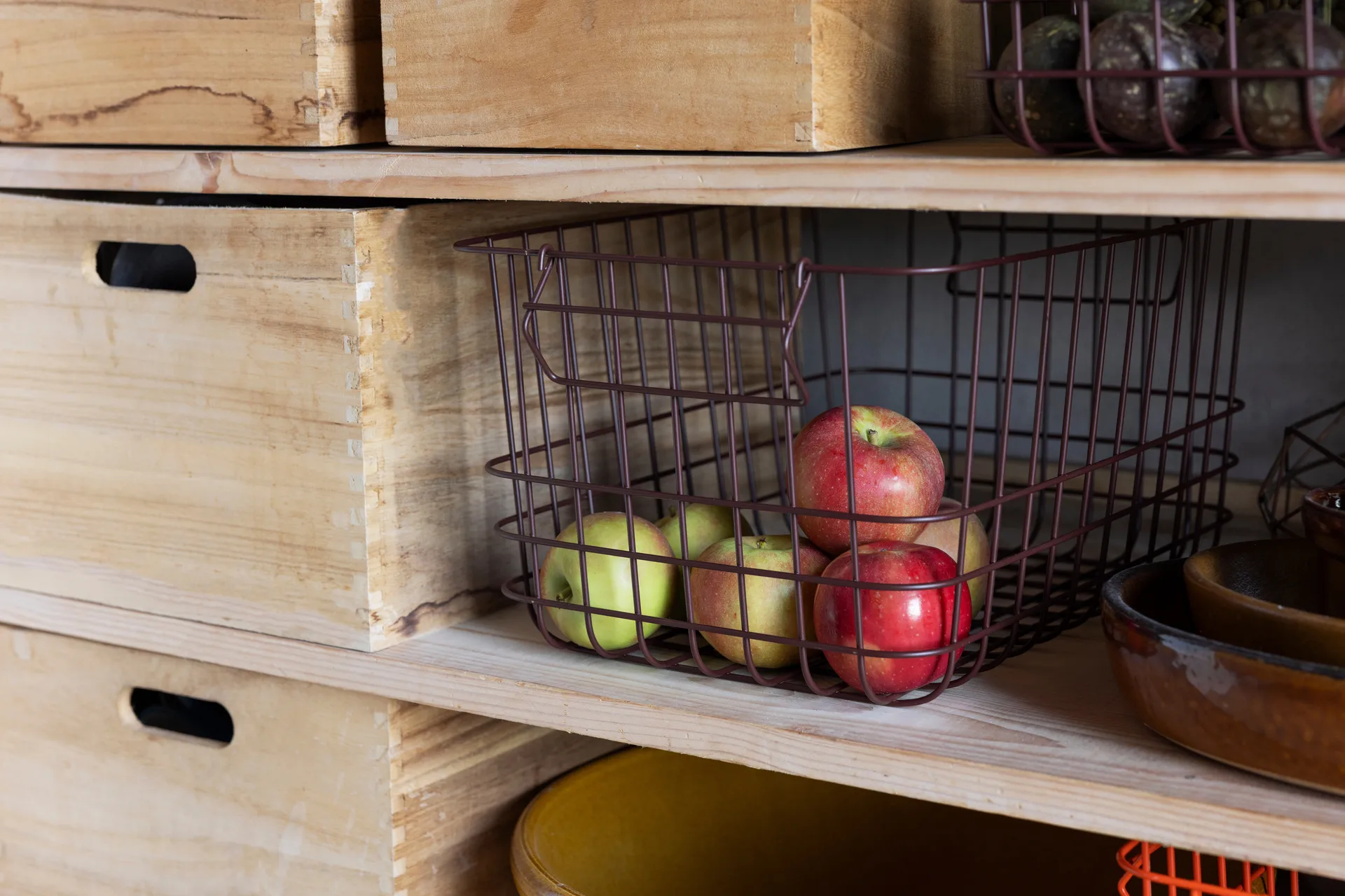 Cesto de arrumação Store-it médio, Vinho Mette Ditmer