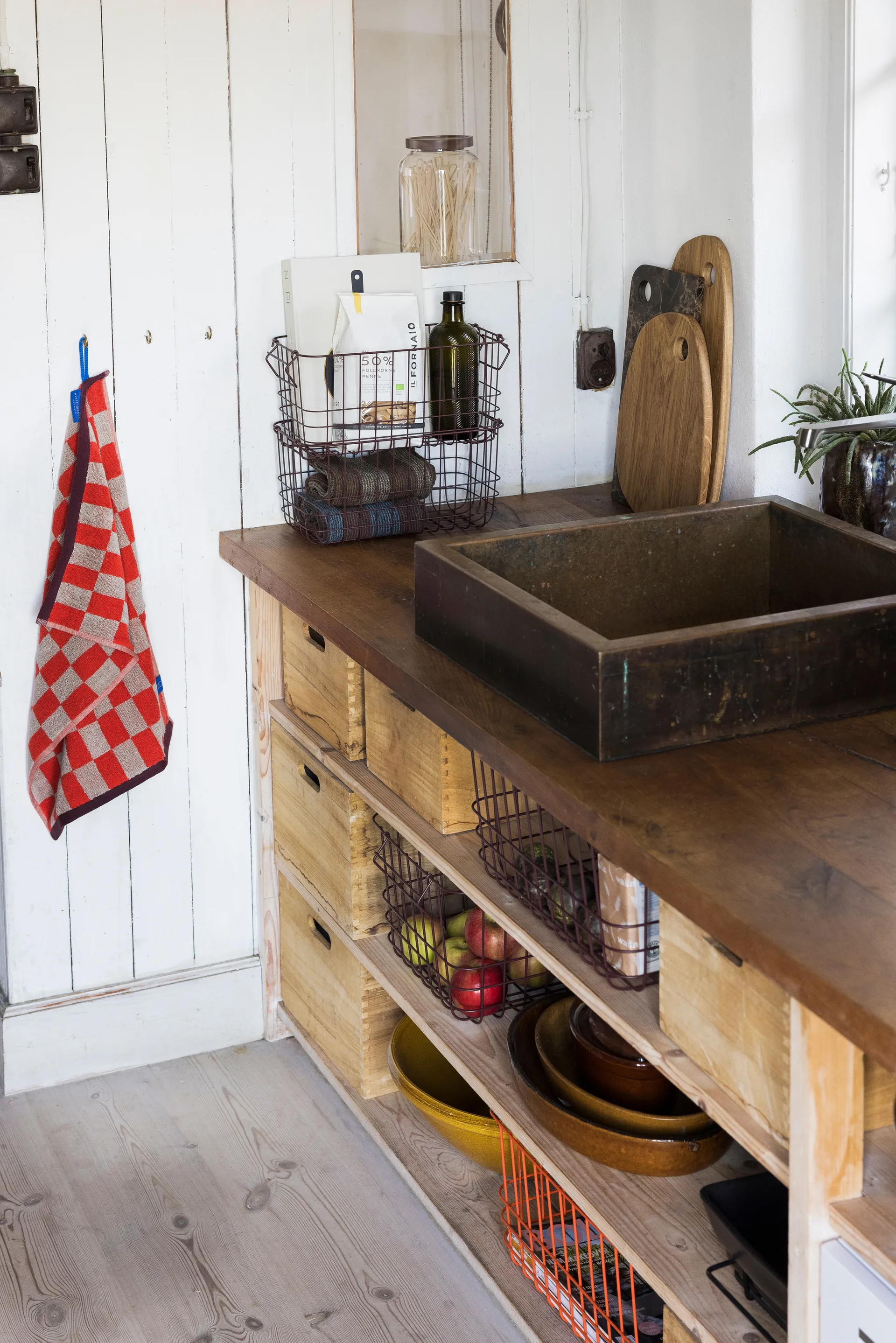 Cesto de arrumação Store-it pequeno, Vinho Mette Ditmer