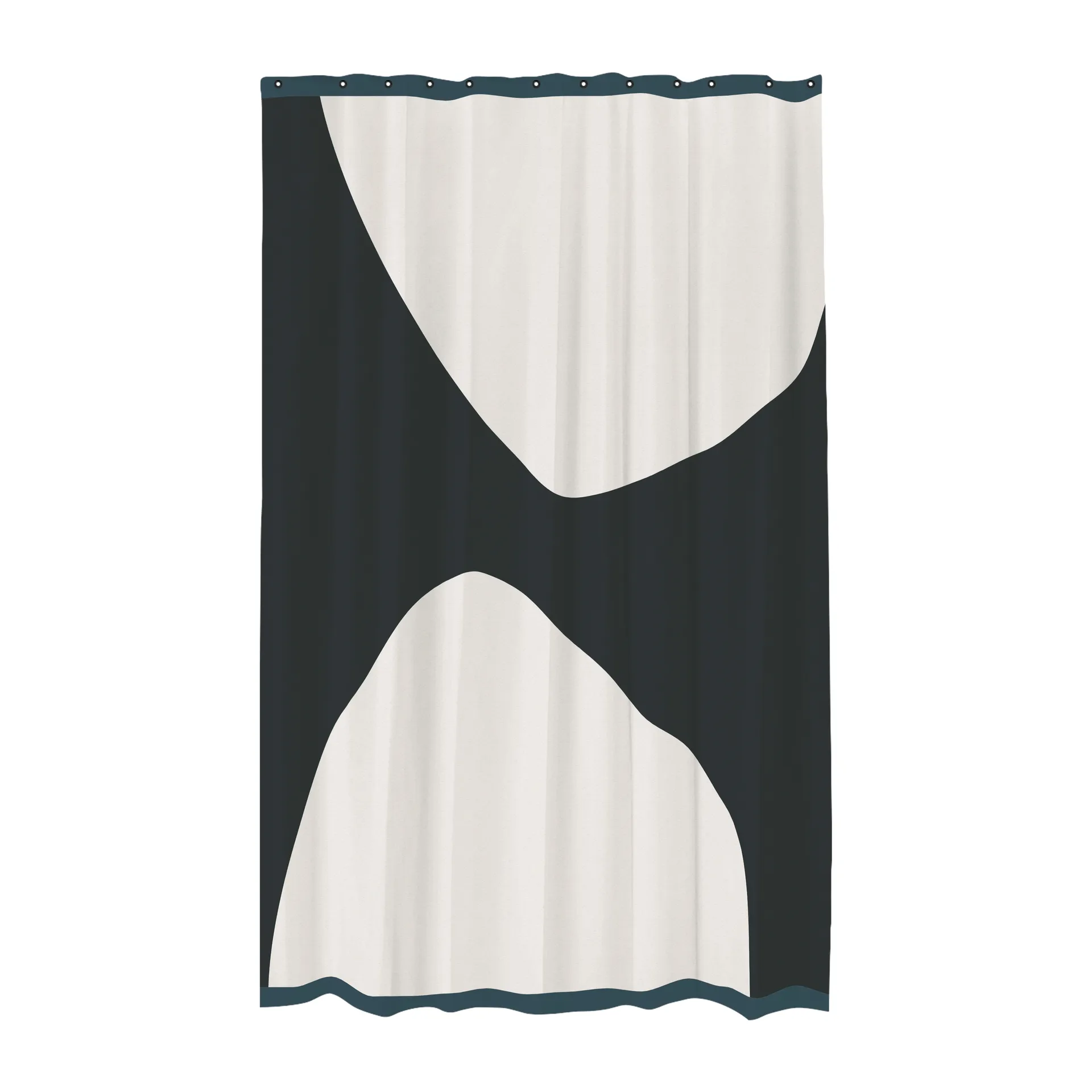 Cortina de chuveiro Rock 150x200 cm, Preto Mette Ditmer