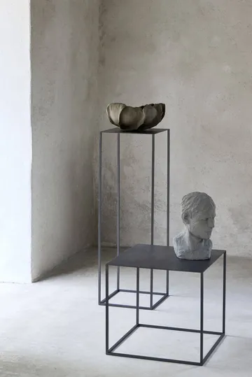 Cubic pedestal - Preto, 29x29x90 cm - Mette Ditmer