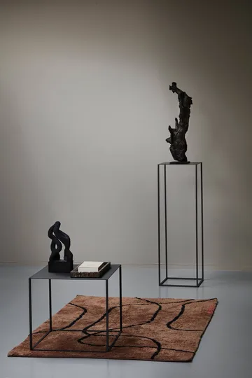 Cubic pedestal - Preto, 29x29x90 cm - Mette Ditmer
