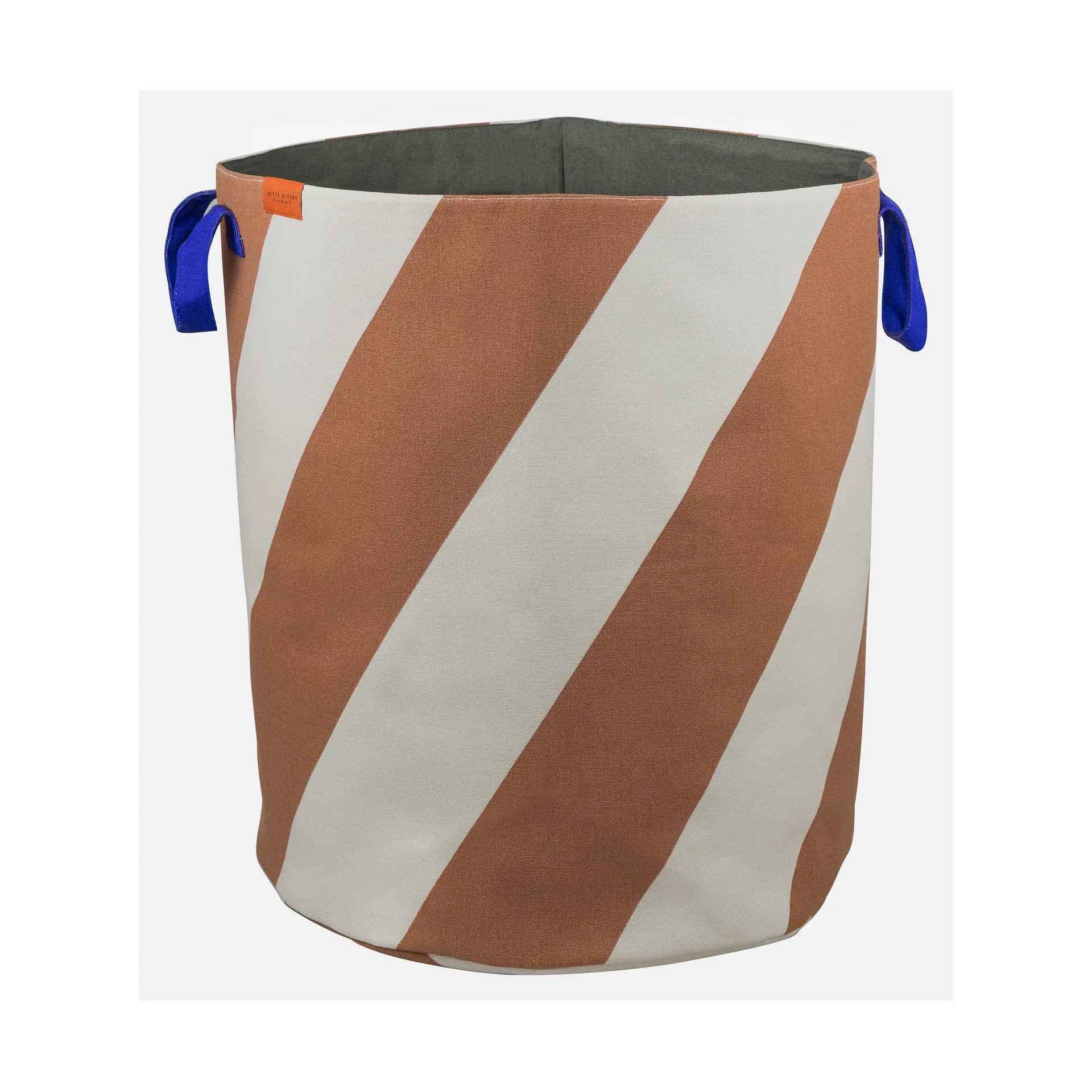 Diagonal cesto de roupa Ø40x50 cm, Tijolo-areia Mette Ditmer