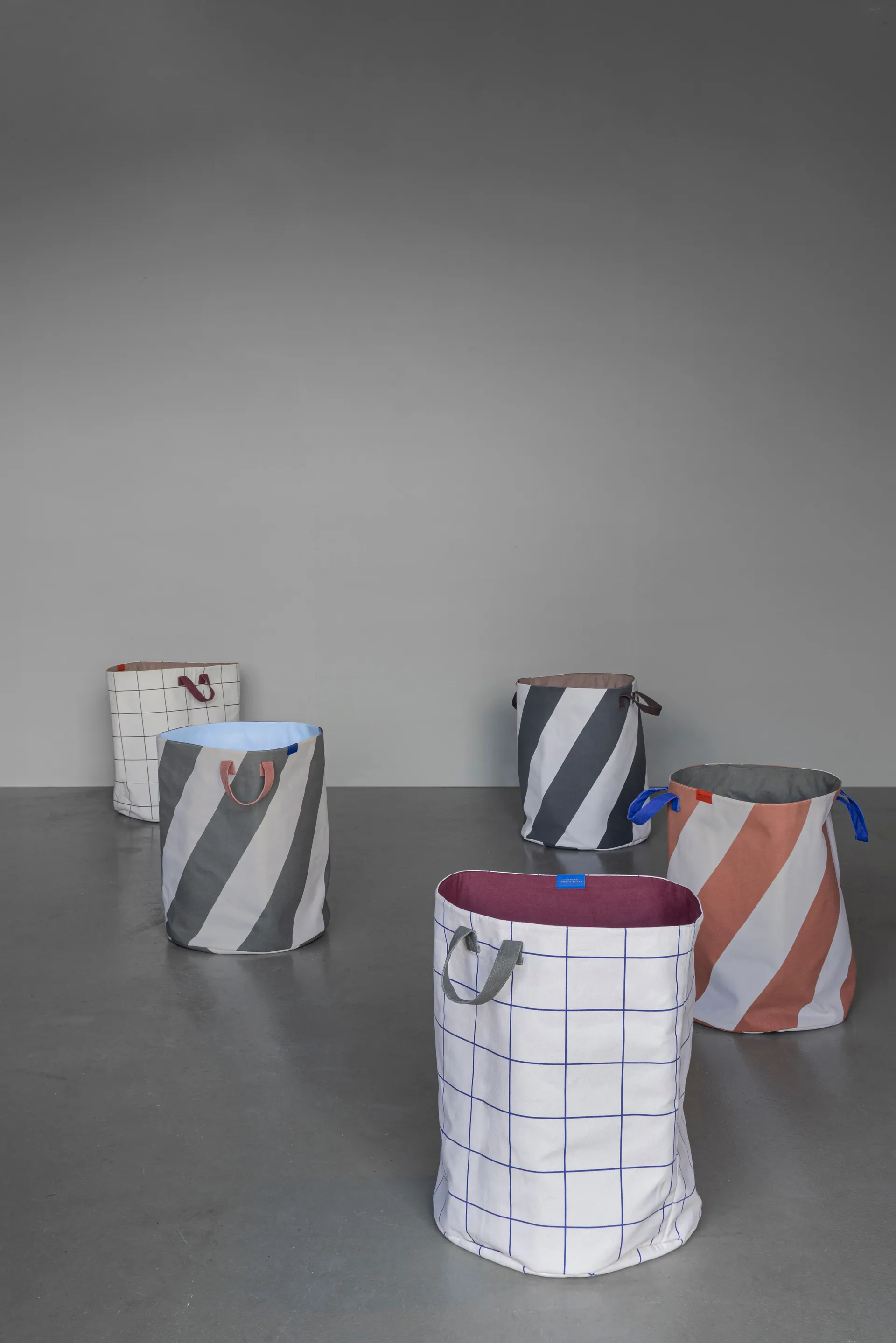 Diagonal cesto de roupa Ø40x50 cm, Tijolo-areia Mette Ditmer