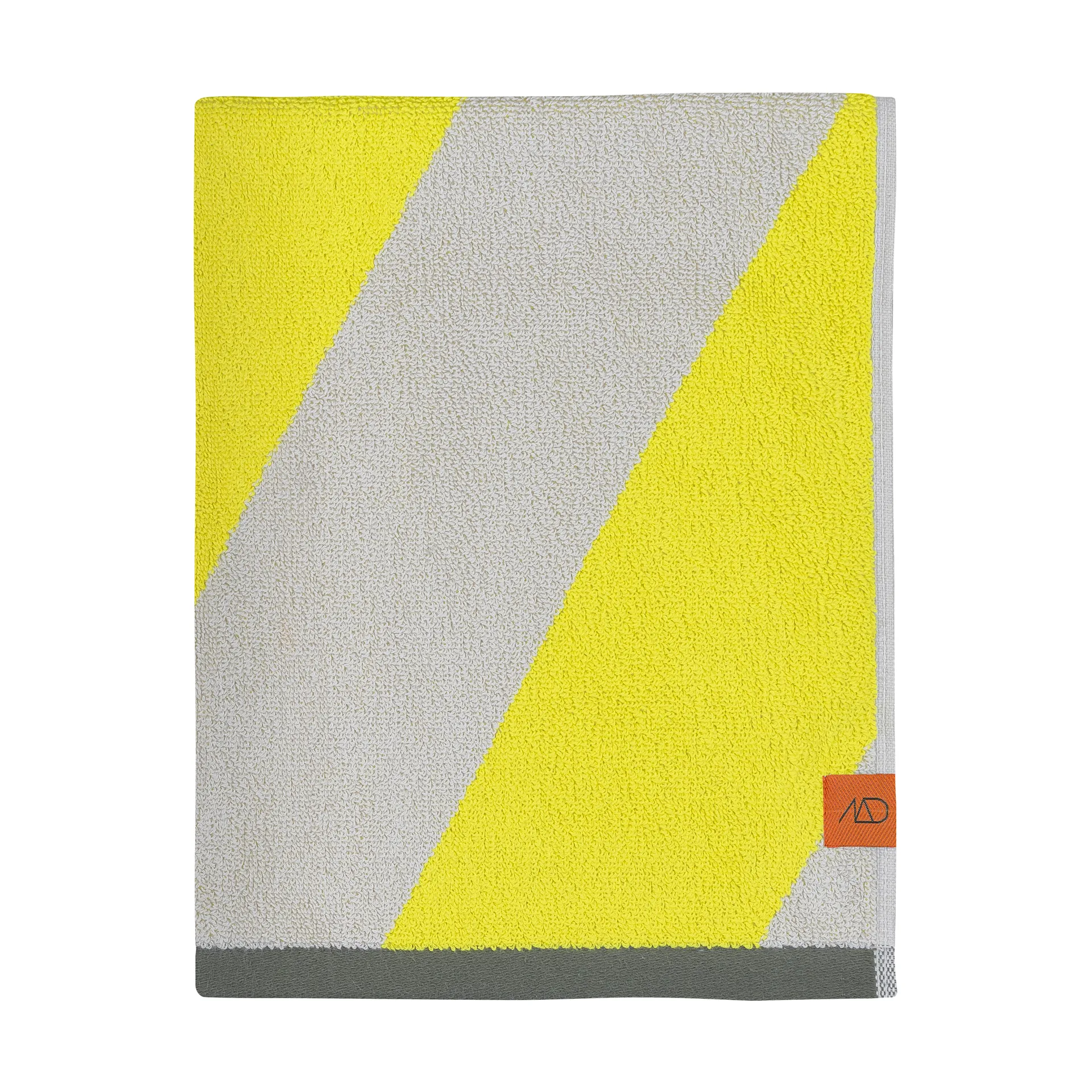 Diagonal toalha, Amarelo, 70x133 cm Mette Ditmer