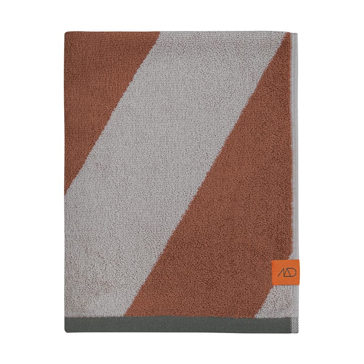 Diagonal toalha de mão 40x55 cm 2 unidades - Tijolo - Mette Ditmer