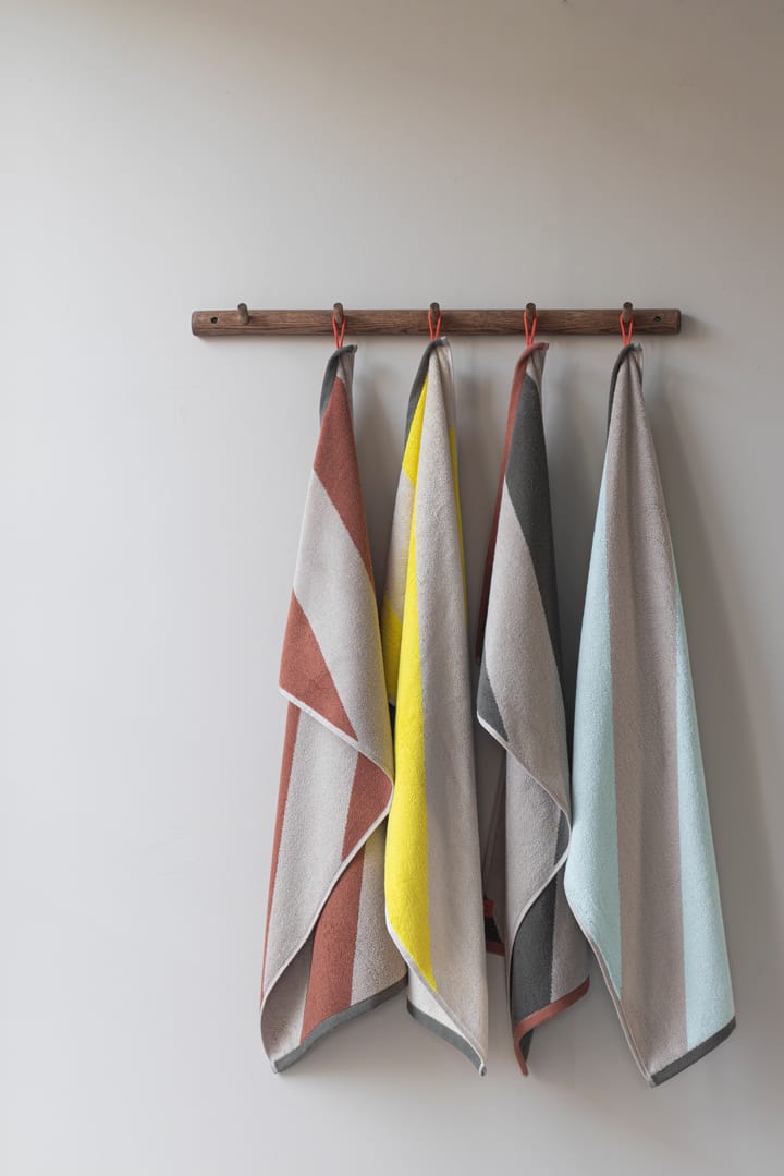 Diagonal toalha, Verde azeitona escuro, 50x90 cm. Mette Ditmer