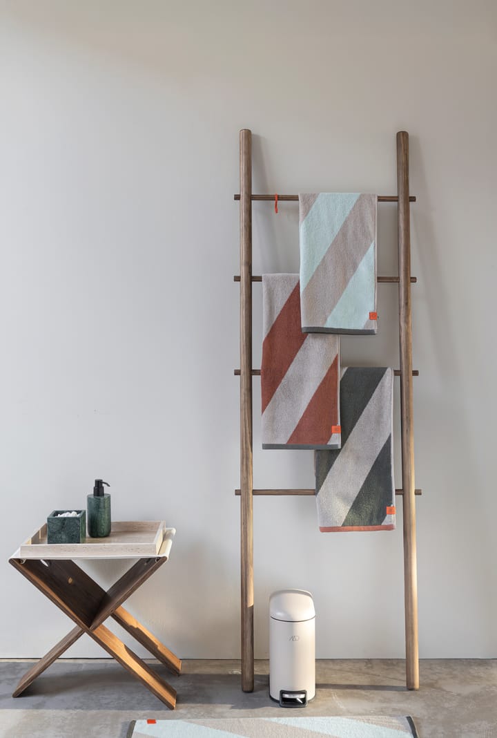 Diagonal toalha, Verde menta, 50x90 cm Mette Ditmer