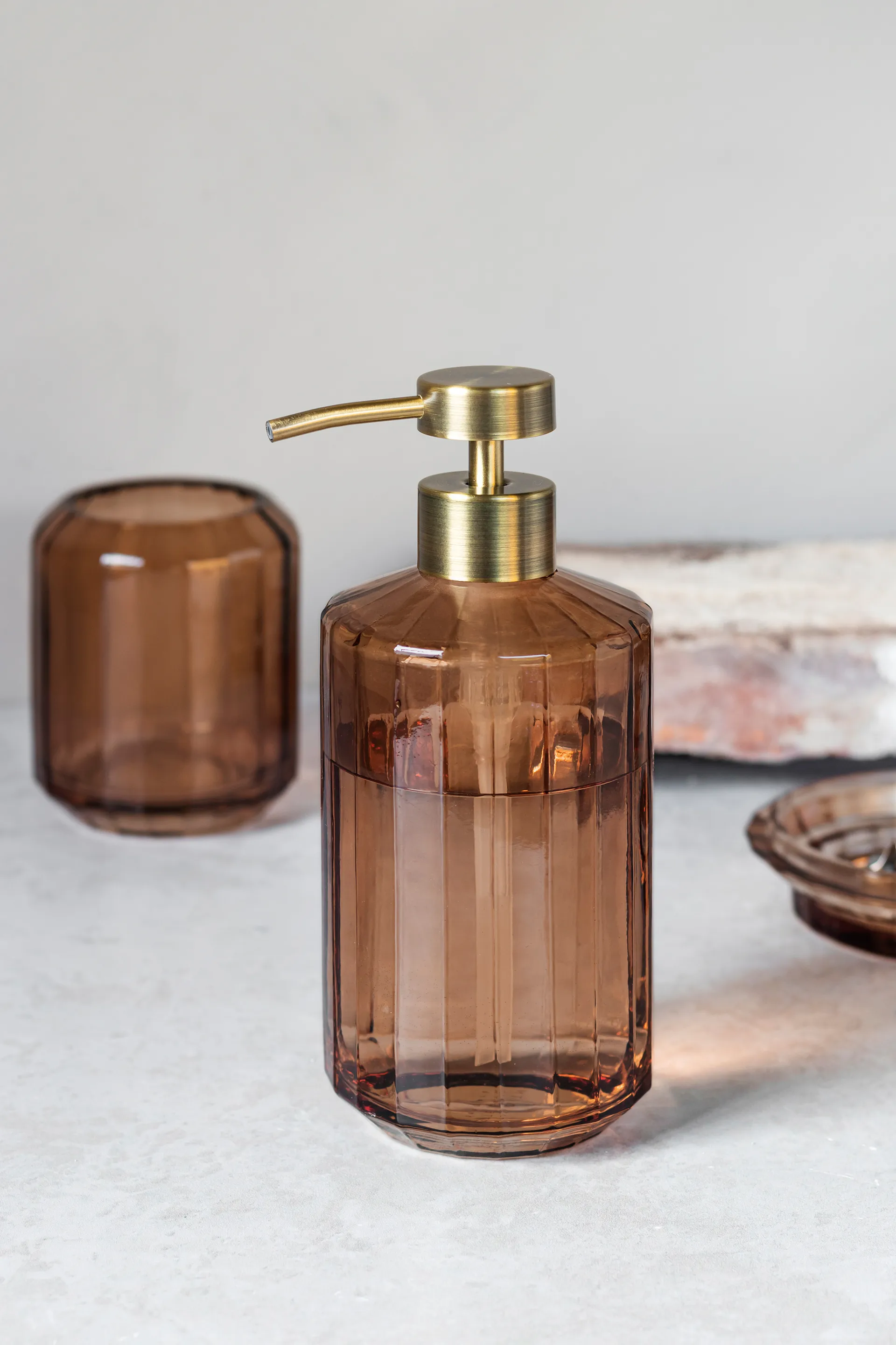 Dispensador de sabão alto Vision, Latte Mette Ditmer