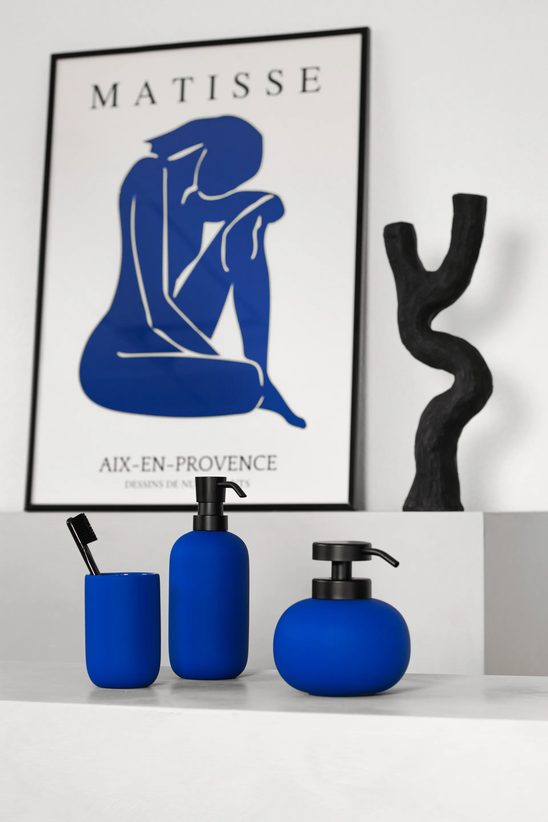 Dispensador de sabão Lotus, Cobalt Mette Ditmer