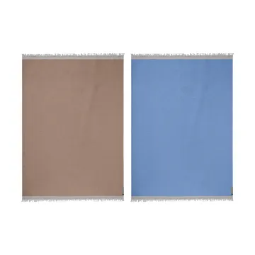 Duet manta - Beige-Blue (bege-azul), 130x175 cm - Mette Ditmer