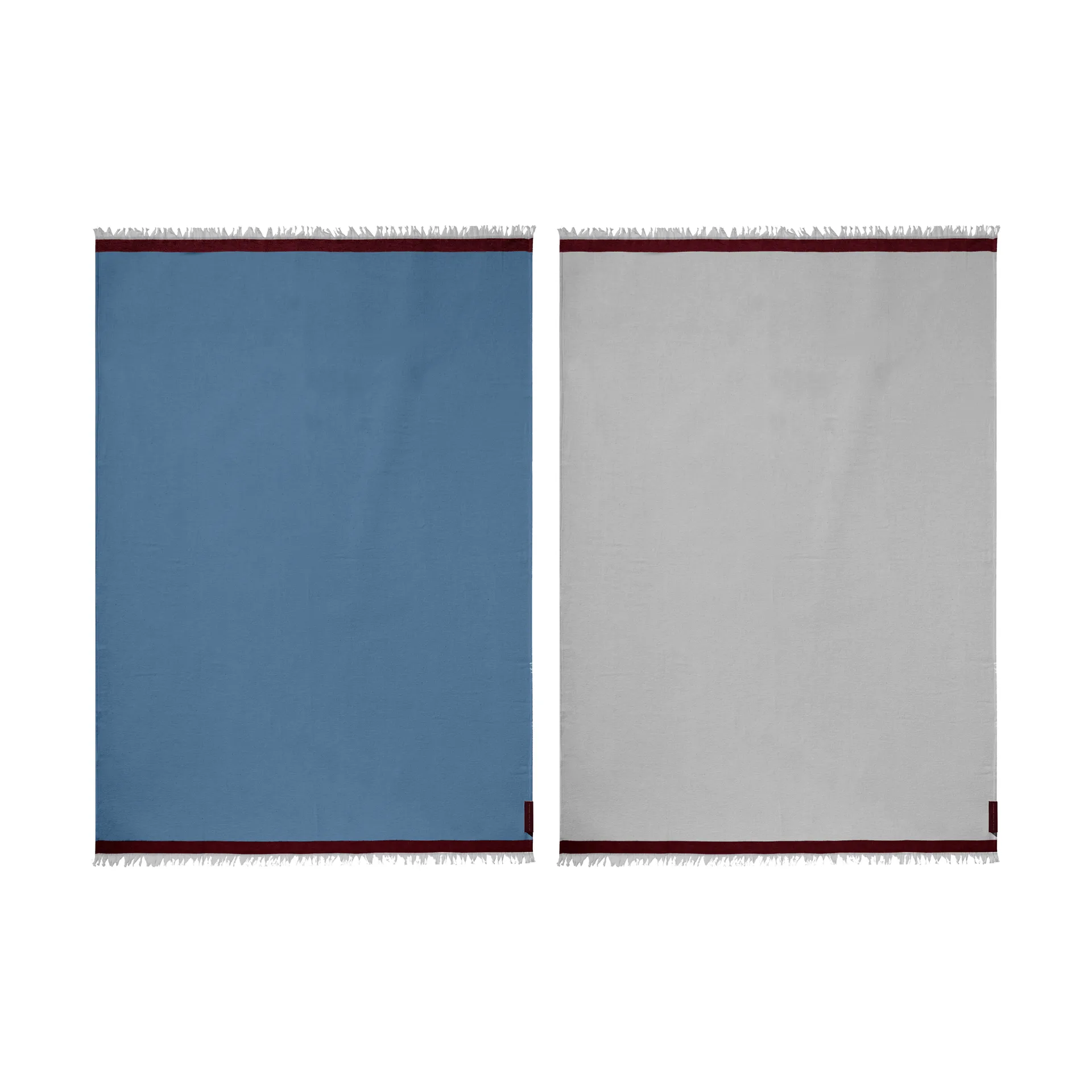 Duet manta, Blue-Beige (azul-bege), 130x175 cm Mette Ditmer