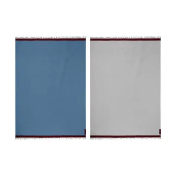 Duet manta - Blue-Beige (azul-bege), 130x175 cm - Mette Ditmer