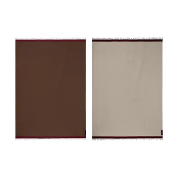 Duet manta - Brown-Beige (castanho-bege), 130x175 cm - Mette Ditmer