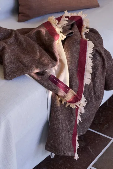Duet manta - Brown-Beige (castanho-bege), 130x175 cm - Mette Ditmer