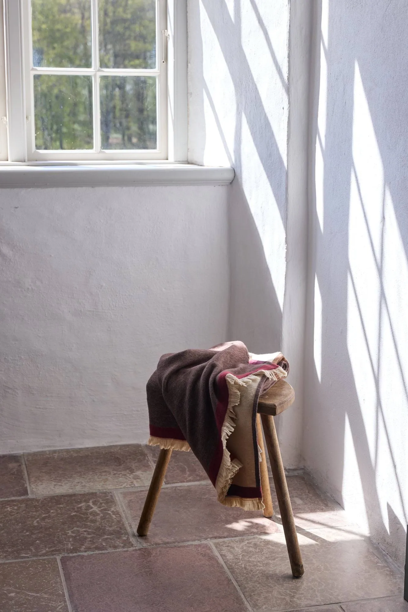Duet manta, Brown-Beige (castanho-bege), 130x175 cm Mette Ditmer