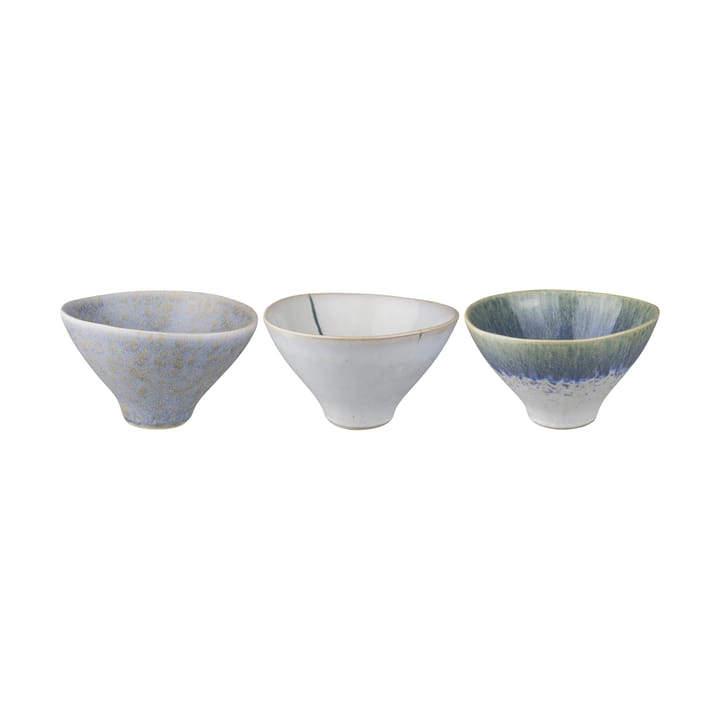 Elements tigela média Ø15,5 cm 3 peças - Azul - Mette Ditmer