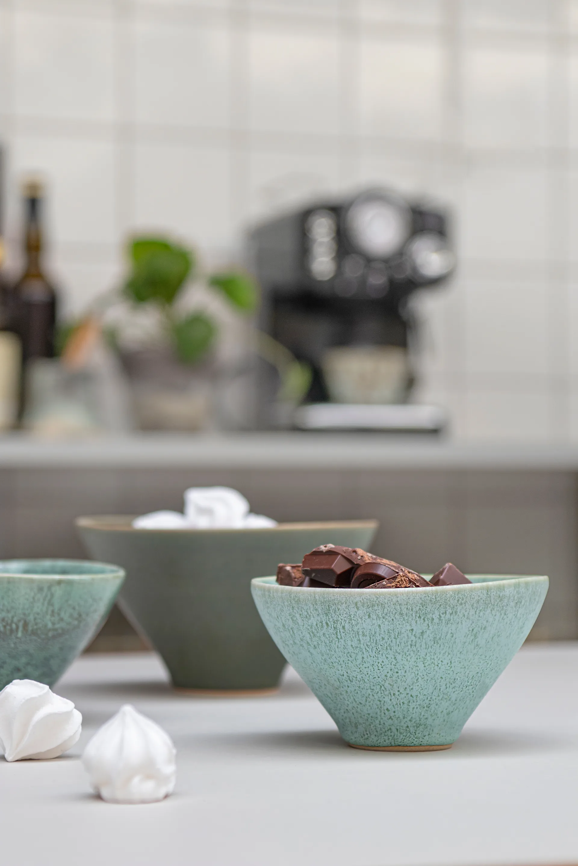 Elements tigela pequena Ø12 cm 3 peças, Verde Mette Ditmer