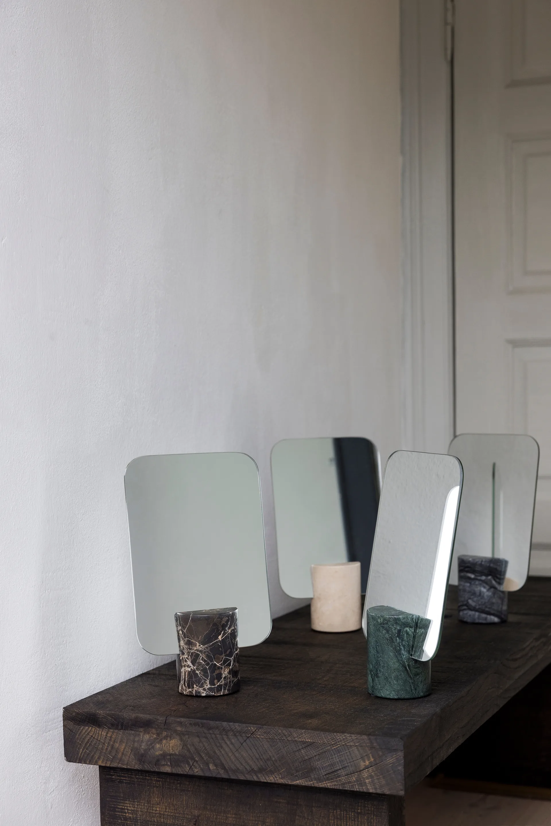 Espelho de mesa Marble, Castanho, 30 cm Mette Ditmer