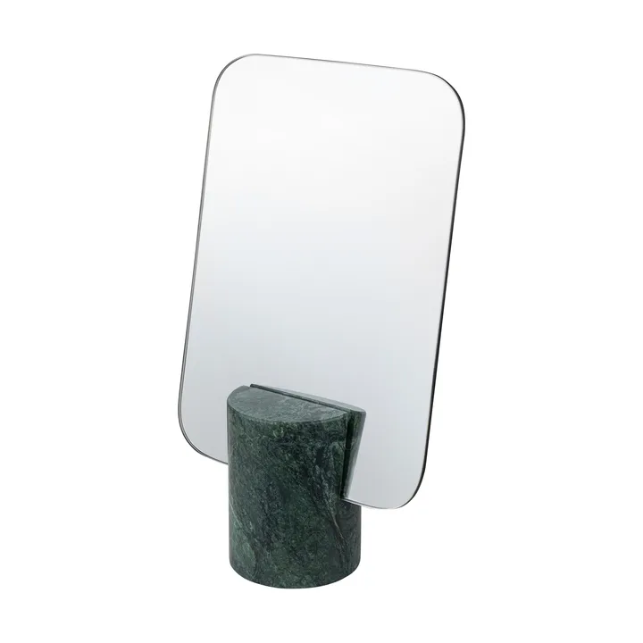 Espelho de mesa Marble - Floresta escura, 30 cm - Mette Ditmer