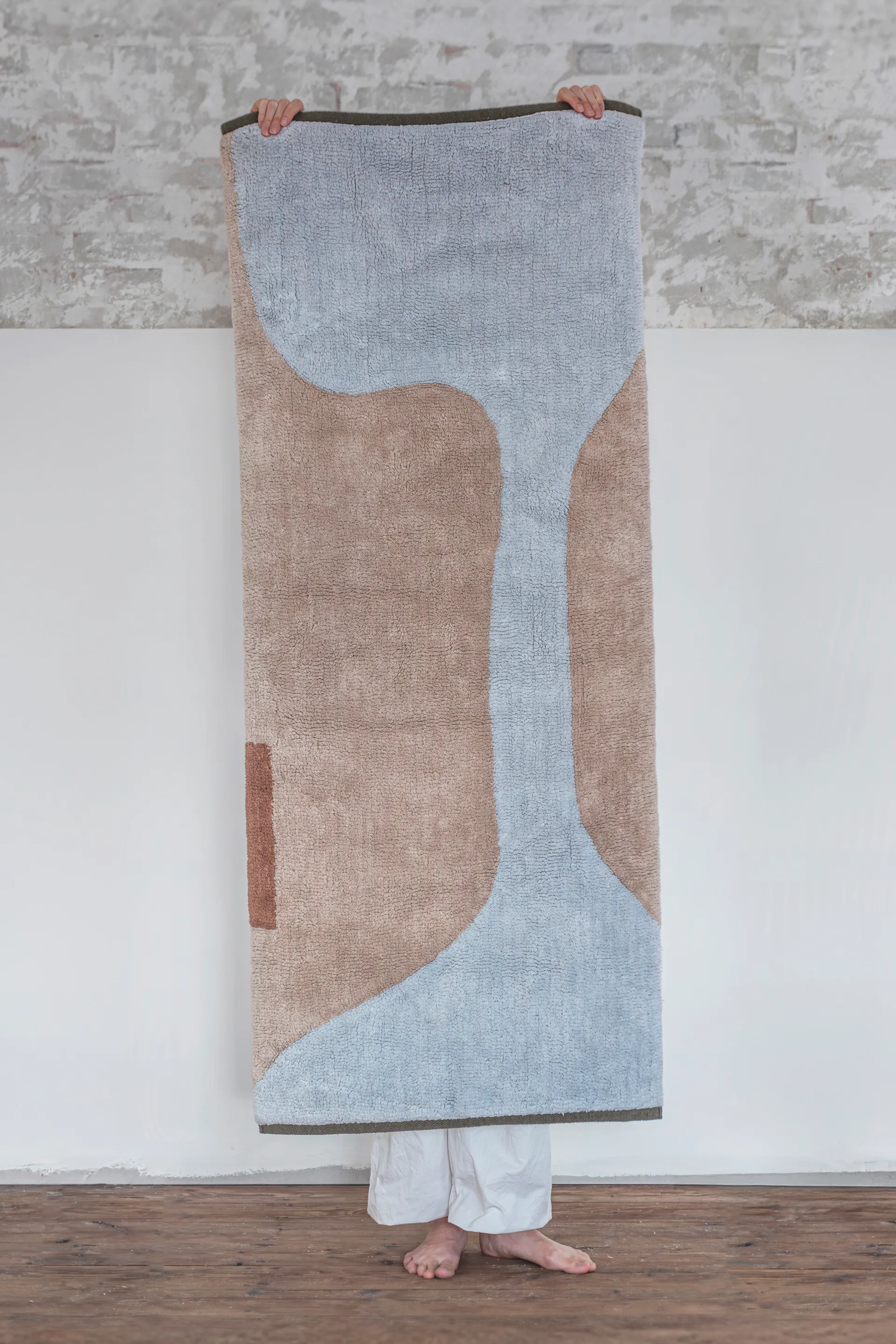 Figura tapete, Azul claro, 70x150 cm Mette Ditmer