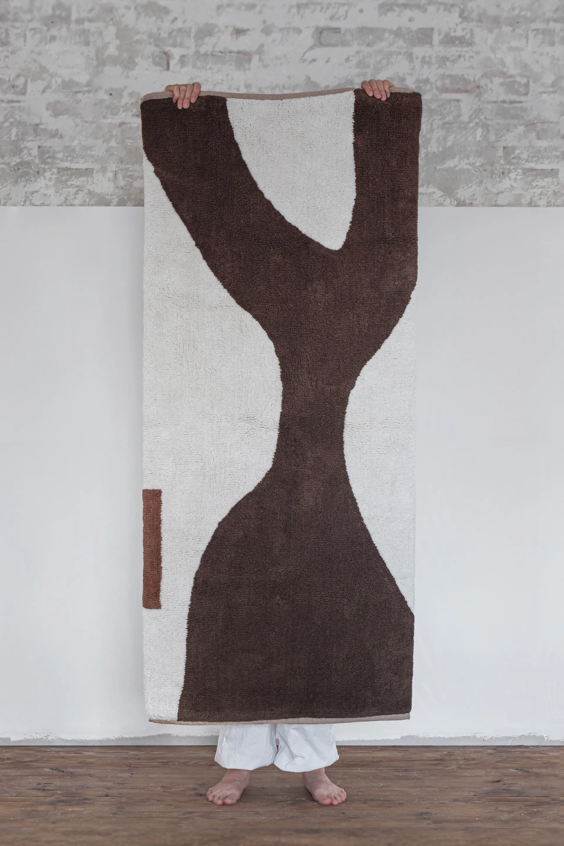 Figura tapete, Castanho, 70x150 cm Mette Ditmer
