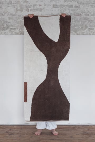Figura tapete - Castanho, 70x150 cm - Mette Ditmer