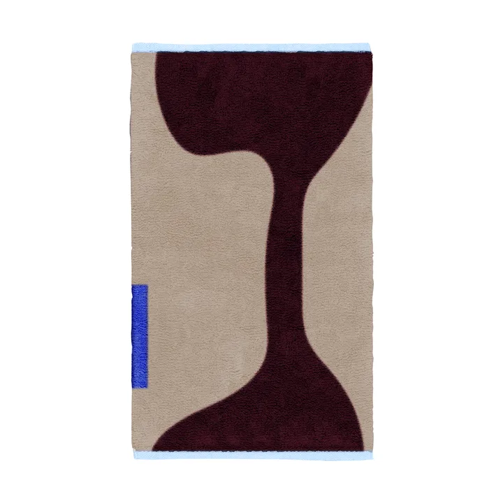 Figura tapete - Red-Beige, 50x80 cm - Mette Ditmer