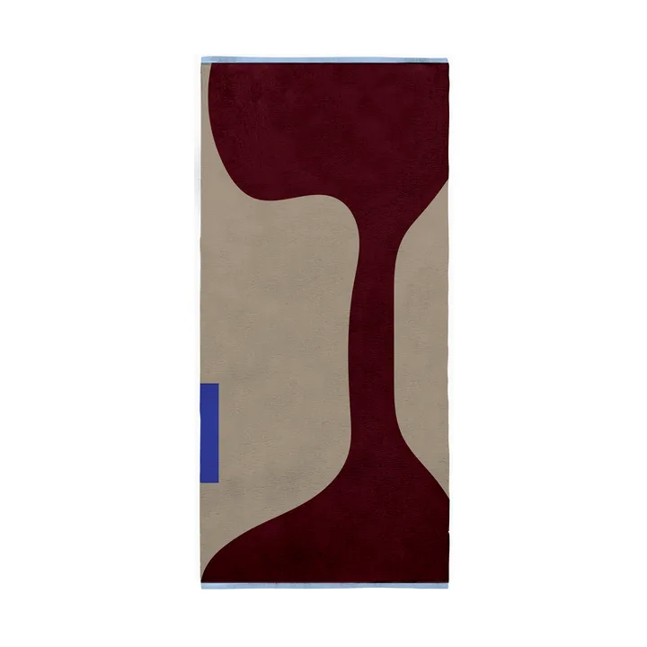 Figura tapete - Red-Beige, 70x150 cm - Mette Ditmer