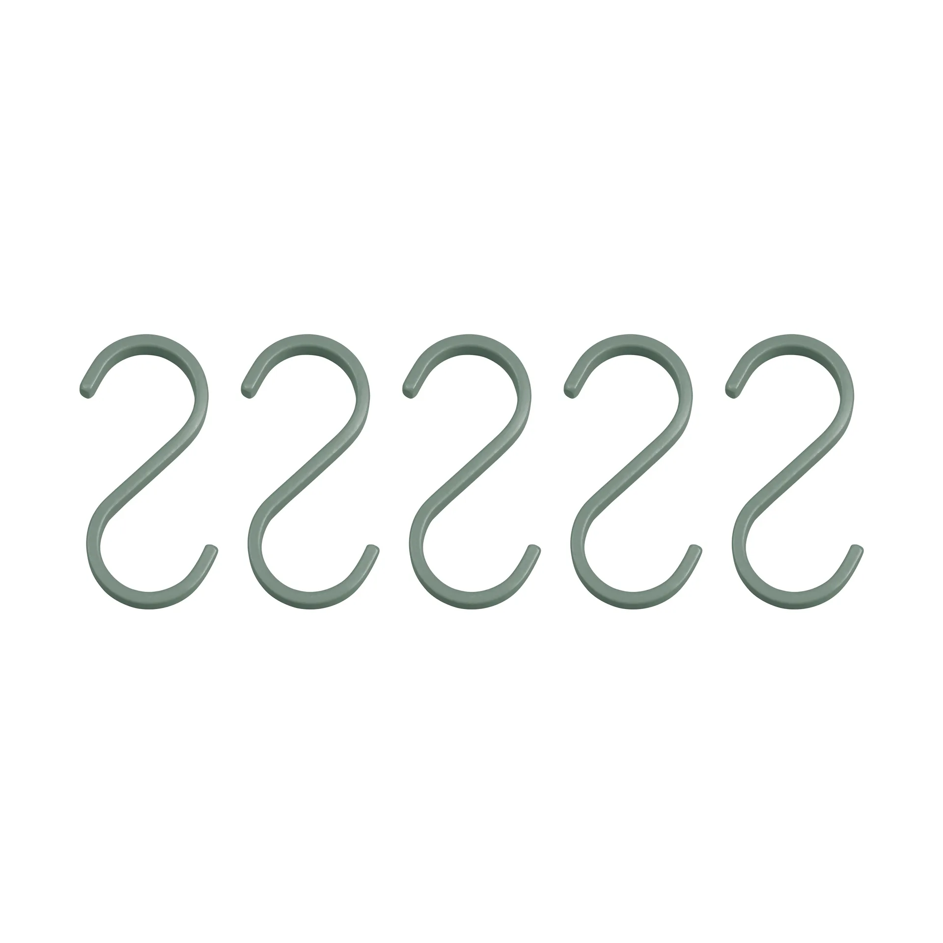 Hang-it gancho 5 unidades, Verde terroso Mette Ditmer